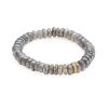 Sydney Evan 14K Yellow Gold, Diamond & Mystic Labradorite Rondelle Beaded Bracelet