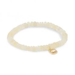 Sydney Evan 14K Yellow Gold, Welo Opal & Diamond Elephant Charm Bracelet<br>