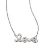 Sydney Evan Love Diamond & 14K White Gold Small Pendant Necklace