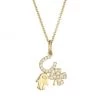 Sydney Evan 14K Yellow Gold & Diamond Luck And Protection Trio Pendant Necklace -Sydney Evan Online Shop unnamed file 1078