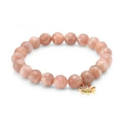 Sydney Evan Rainbow Daisy Diamond & Mixed Gemstones 14K Yellow Gold Charm Bracelet