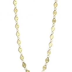 Sydney Evan 14K Yellow Gold Evil Eye Link Necklace