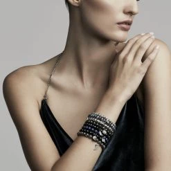 Sydney Evan Sapphire, Diamond & 14K Gold Rondelle Bezel Eye Bracelet -Sydney Evan Online Shop unnamed file 1125