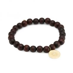 Sydney Evan Marquis Eye Coin 14K Yellow Gold & Diamond Pavé Bead Bracelet For Men