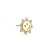 Sydney Evan 14K Yellow Gold & Diamond Happy Face Single Stud Earring