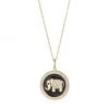 Sydney Evan Pavé Diamond & 14K Yellow Gold Enamel Elephant Pendant Necklace -Sydney Evan Online Shop unnamed file 1155