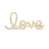 Sydney Evan 14K Yellow Gold & Diamond Love Script Brooch