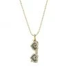 Sydney Evan 14K Yellow Gold & Diamond Heart Sunglasses Charm Necklace