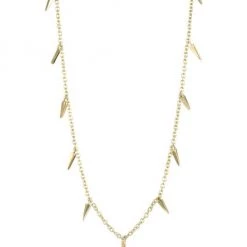 Sydney Evan 14K Gold Small Fringe Necklace