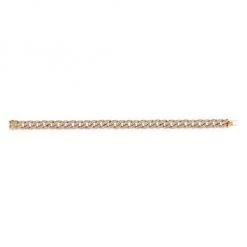 Sydney Evan 14K Rose Gold & Diamond Pavé Small Link Bracelet