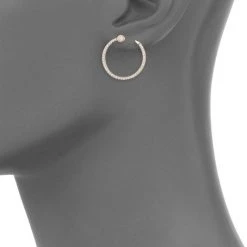 Sydney Evan 14K Yellow Gold & Pavé Nail Hoop Earrings -Sydney Evan Online Shop unnamed file 1210