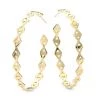Sydney Evan 14K Yellow Gold Evil Eye Link Large Hoop Post Earrings -Sydney Evan Online Shop unnamed file 1218