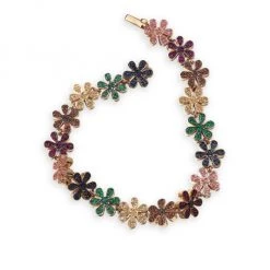 Sydney Evan 14K Yellow Gold & Gemstone Rainbow Daisy Eternity Bracelet -Sydney Evan Online Shop unnamed file 1230
