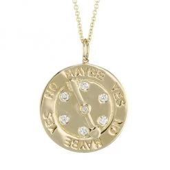 Sydney Evan 14K Yellow Gold & Diamond Charm Meter Pendant Necklace