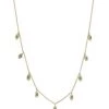 Sydney Evan 14K Yellow Gold & Emerald Marquise Charm Necklace