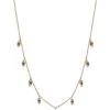 Sydney Evan 14K Yellow Gold & Sapphire Marquise Charm Necklace