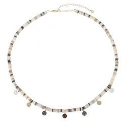 Sydney Evan 14K Yellow Gold, Australian Opal & Enamel Smiley Face Charm Necklace