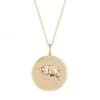Sydney Evan 14K Yellow Gold & Diamond Large Taurus Medallion Pendant Necklace