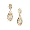Sydney Evan 14K Yellow Gold & Diamond Evil-Eye Drop Earrings