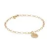 Sydney Evan 14K Yellow Gold & Diamond Sand Dollar Charm Bracelet -Sydney Evan Online Shop unnamed file 224