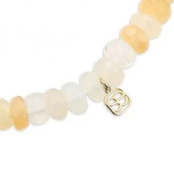 Sydney Evan 14K Yellow Gold, Fire Opal & Diamond Evil Eye Charm Bracelet -Sydney Evan Online Shop unnamed file 228