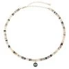 Sydney Evan 14K Yellow Gold, Black Diamond & Opal Evil Eye Charm Choker Necklace