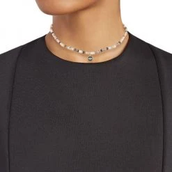 Sydney Evan 14K Yellow Gold, Black Diamond & Opal Evil Eye Charm Choker Necklace -Sydney Evan Online Shop unnamed file 230