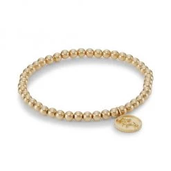 Sydney Evan 14K Yellow Gold & Diamond Sagittarius Medallion Bracelet