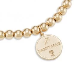 Sydney Evan 14K Yellow Gold & Diamond Sagittarius Medallion Bracelet -Sydney Evan Online Shop unnamed file 257