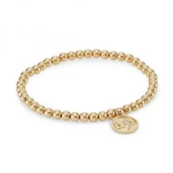 Sydney Evan 14K Yellow Gold & Diamond Aries Medallion Bracelet