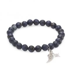 Sydney Evan 14K White Gold, Sapphire & Diamond Mixed-Charm Bracelet