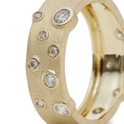 Sydney Evan 14K Yellow Gold & Diamond Anniversary Cigar Ring -Sydney Evan Online Shop unnamed file 302