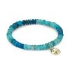 Sydney Evan 14K Yellow Gold, Apatite & Multi-Stone Ladybug Charm Bracelet