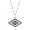 Sydney Evan 14K Yellow Gold, Diamond & Sapphire Large Groovy Evil Eye Pendant Necklace -Sydney Evan Online Shop unnamed file 32