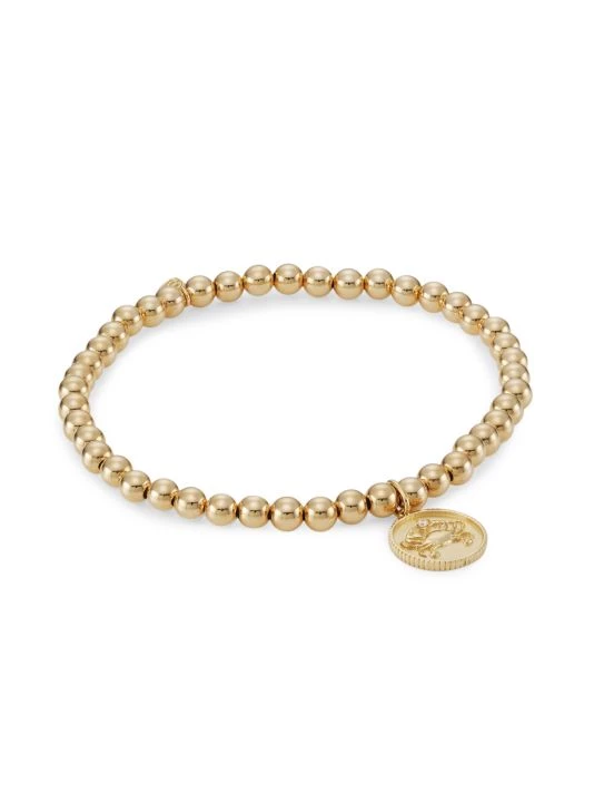 Sydney Evan 14K Yellow Gold & Diamond Cancer Medallion Bracelet 3 Sydney Evan 14K Yellow Gold & Diamond Cancer Medallion Bracelet