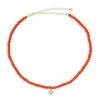 Sydney Evan 14K Yellow Gold, Red Bamboo Coral & Diamond Choker
