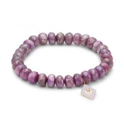 Sydney Evan 14K Yellow Gold, Mystic Moonstone & Diamond Hamsa Charm Bracelet<br>