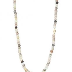 Sydney Evan 14K Yellow Gold & Multicolor Opal Evil Eye Link Beaded Necklace