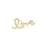 Sydney Evan 14K Yellow Gold Love Script Single Stud Earring