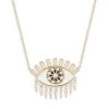 Sydney Evan 14K Yellow Gold & Diamond Large Kaleidoscope Eye Pendant Necklace