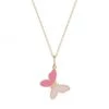 Sydney Evan Enamel Butterfly Charm Necklace
