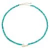 Sydney Evan Pure Love Script 14K Yellow Gold & Turquoise Faceted Rondelle Beaded Necklace -Sydney Evan Online Shop unnamed file 398