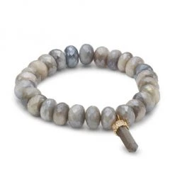 Sydney Evan 14K Yellow Gold & Multi-Stone Charm Bracelet<br>