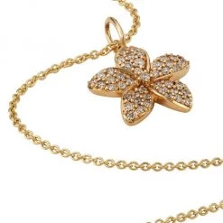 Sydney Evan 14K Yellow Gold & Diamond Plumeria Pendant Necklace -Sydney Evan Online Shop unnamed file 425