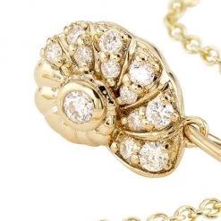 Sydney Evan 14K Yellow Gold & Diamond Small Nautilus-Shell Pendant Necklace -Sydney Evan Online Shop unnamed file 443