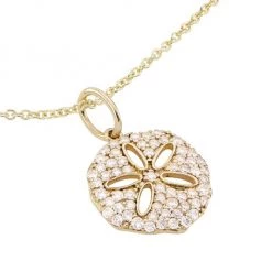 Sydney Evan 14K Yellow Gold & Diamond Sand-Dollar Pendant Necklace -Sydney Evan Online Shop unnamed file 448