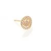 Sydney Evan Diamond & 14K Yellow Gold Happy Face Single Stud Earring