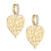 Sydney Evan 14K Yellow Gold & Diamond Heart Drop Earrings