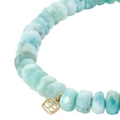 Sydney Evan 14K Yellow Gold, Turquoise, & Diamond Starburst Horseshoe Charm Bracelet -Sydney Evan Online Shop unnamed file 461