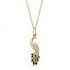 Sydney Evan 14K Yellow Gold & Multi-Gemstone Peacock Pendant Necklace